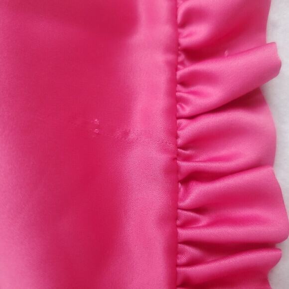 Carters Monkey Rattle Lovey Plush Pink Hearts 12 In Satin Back Security Blanket - Picture 8 of 12